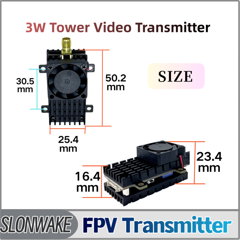 Fpv Drone Vtx - Moduł transmisji wideo FPV SLONWAKE 5.8G