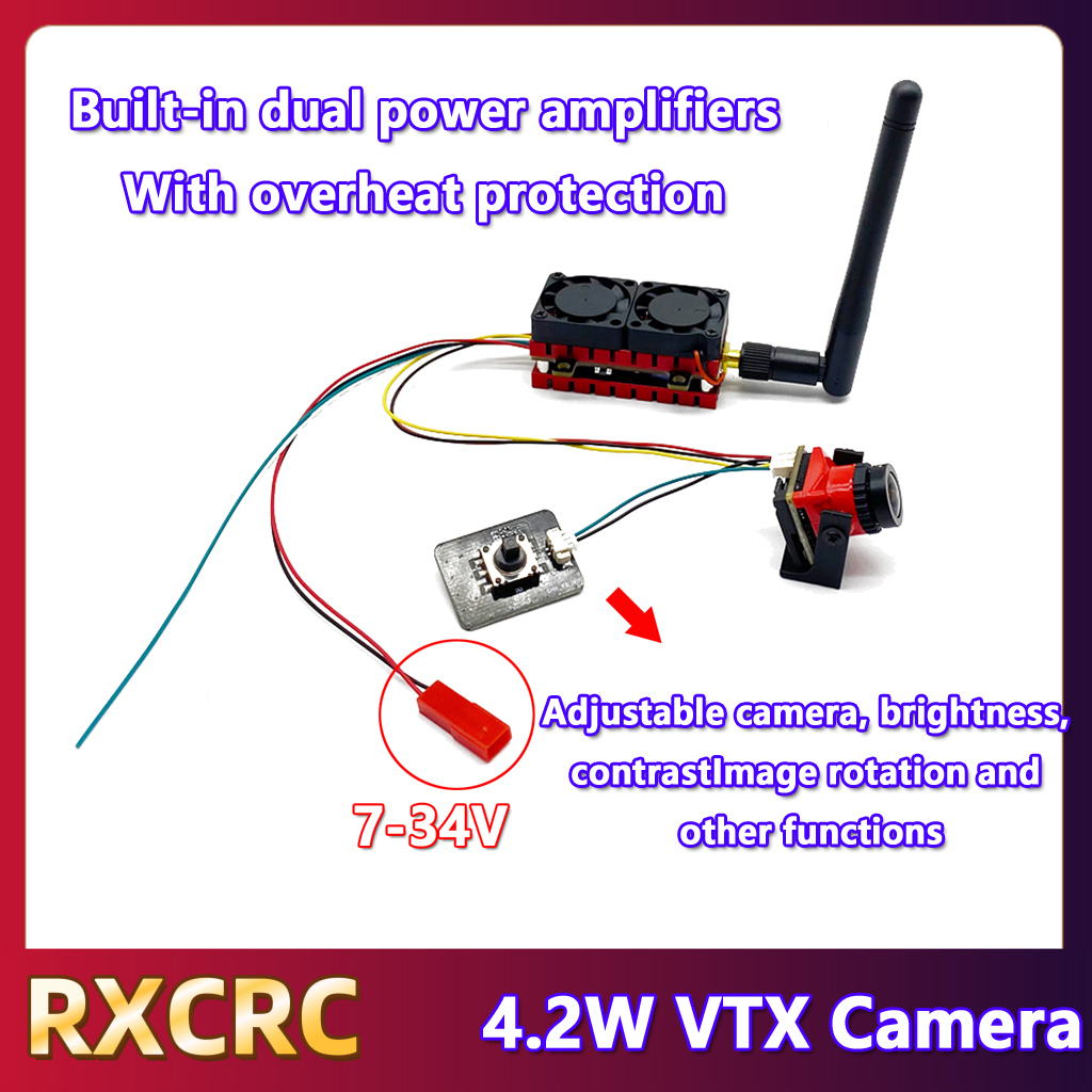 RXCRC 5.8G 48CH 4.2W Nadajnik  – Fpv Drone Vtx recenzja i cena