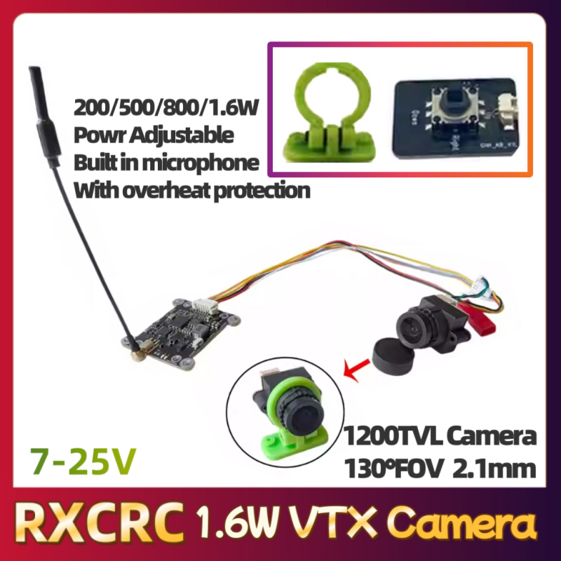 Moduł RXCRC 5.8G 48CH 1.6W VTX – Fpv Drone Vtx recenzja i cena